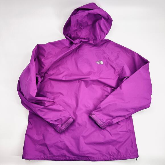 The North Face HyVent Rain Shell Jacket Women’s XL Magenta Waterproof - Picture 2 of 9